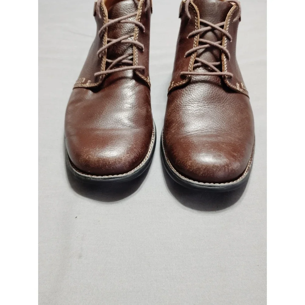 Johnston Murphy Hunley Sheepskin Soft Leather Chukka Brown 59-13536 Men 11M Boot
